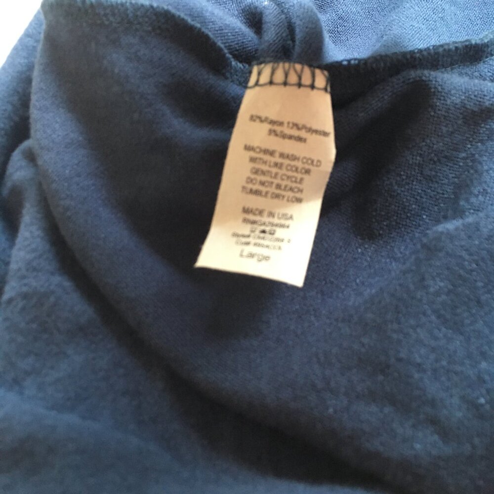 ❄️ NWT Cashmere Like Sweater Knit Front Pleat Maternity Dress Mock Neck Size L - Picture 5 of 5